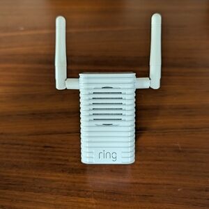 Ring Chime Pro Wireless Door Chime Wi-Fi Connectivity Wall Plug-In White Matte